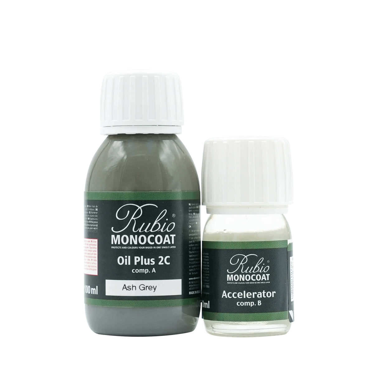 Rubio Monocoat Oil Plus 2C 130 Milliliter Ash Grey