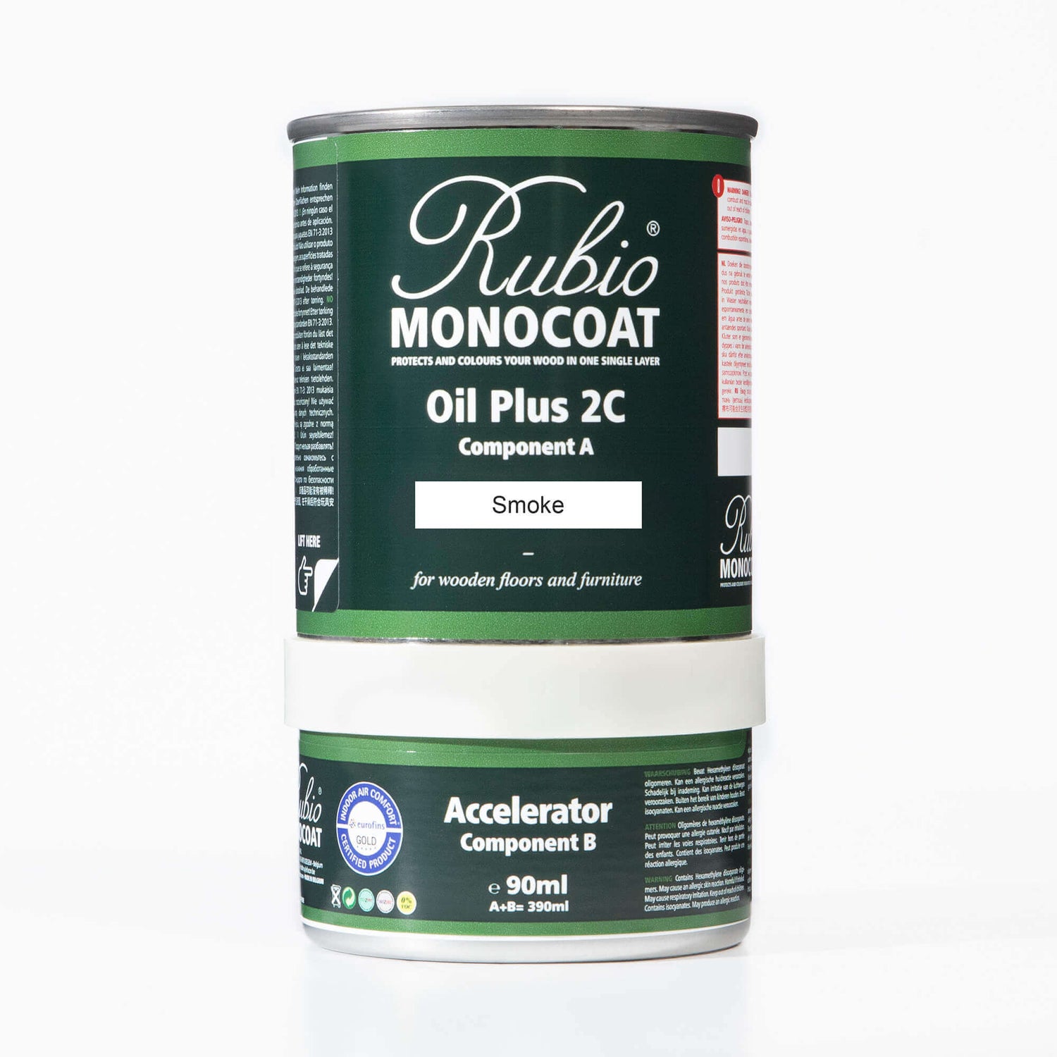 Rubio Monocoat Oil Plus 2C 390 Milliliter Smoke